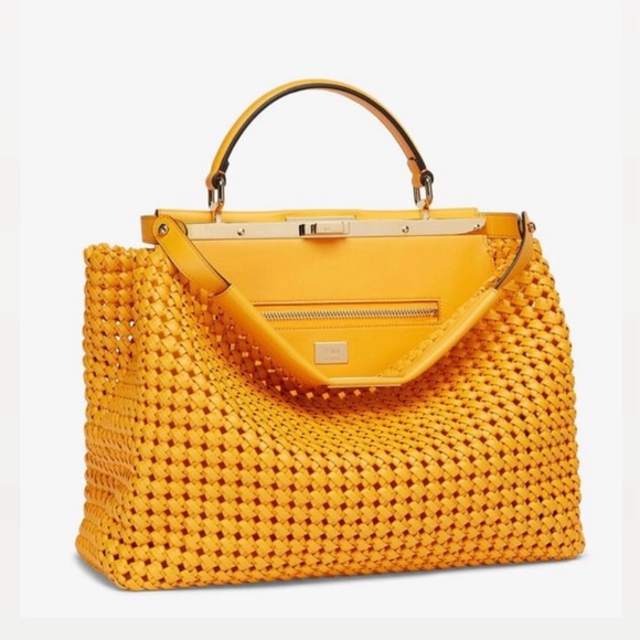 Fendi Handbags - FENDI LARGE ORANGE BAG